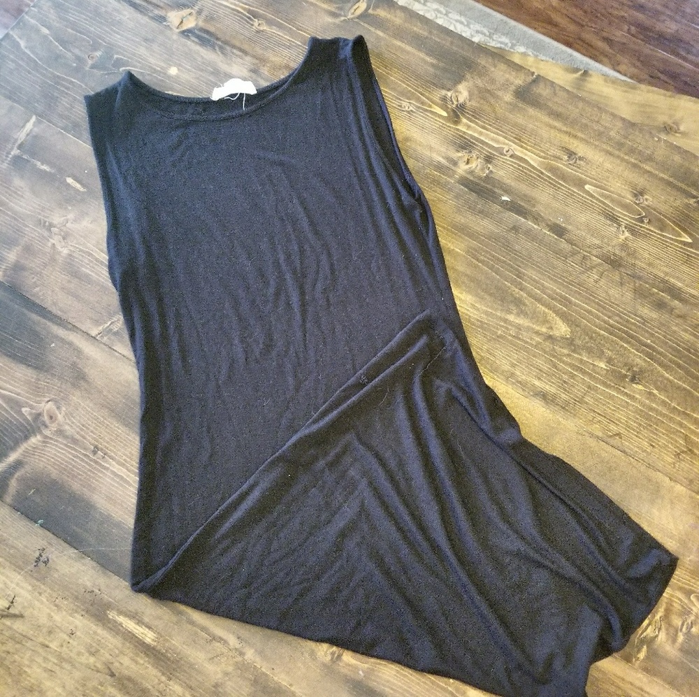 Forever 21 black t-shirt tank dress